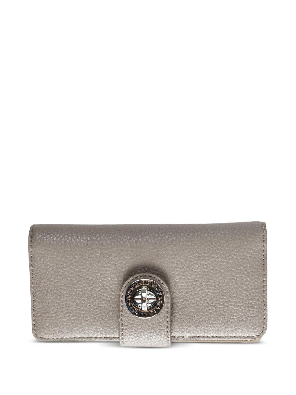 Marc Jacobs turnlock-fastening leather wallet - Grigio