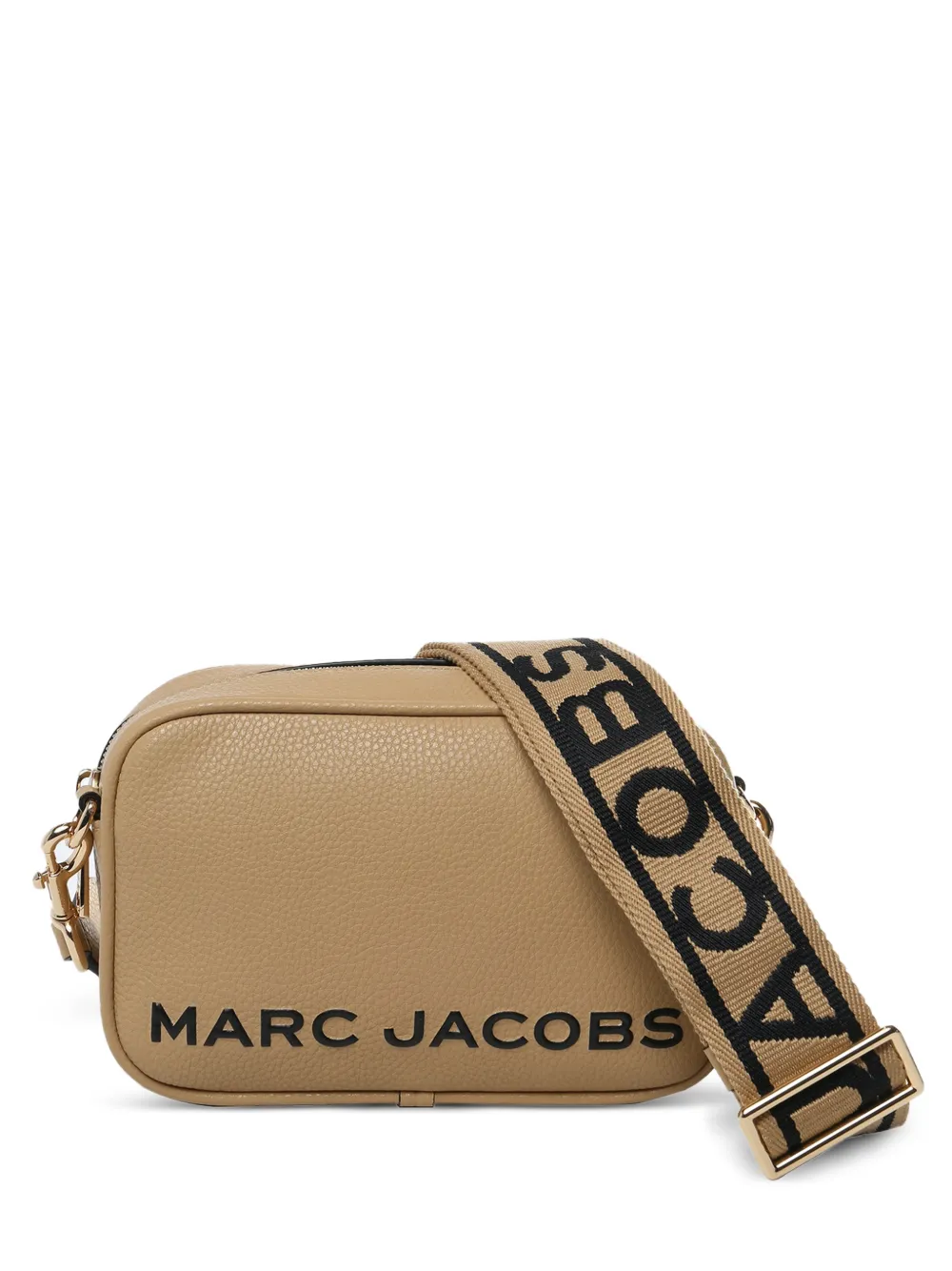 Marc Jacobs Logo-print Shoulder Bag In Neutral