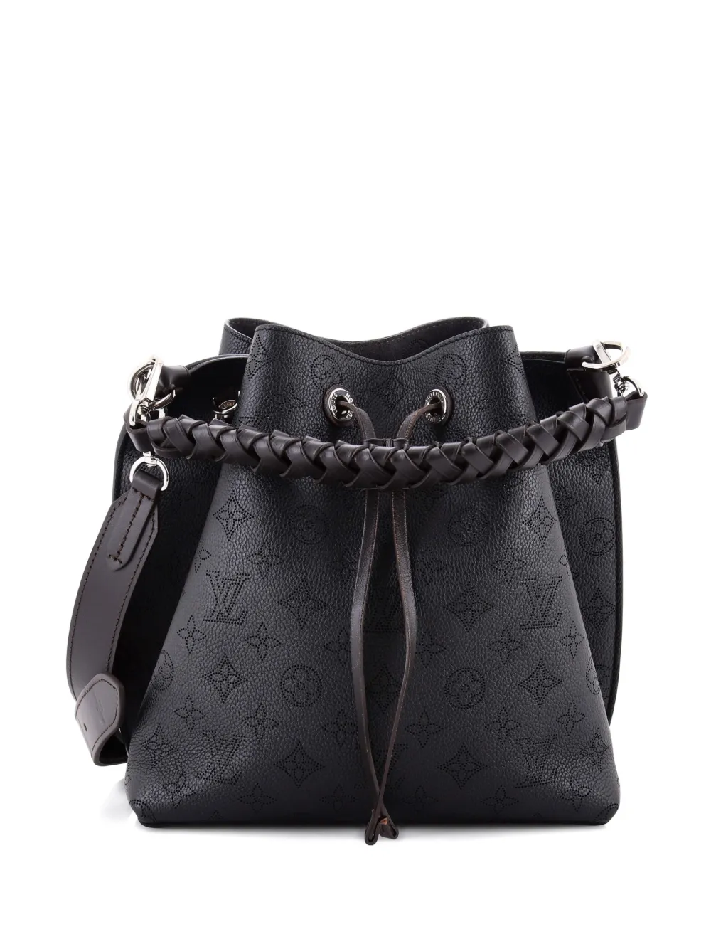 Louis Vuitton Pre-Owned Muria Mahina Leather bucket bag - Nero