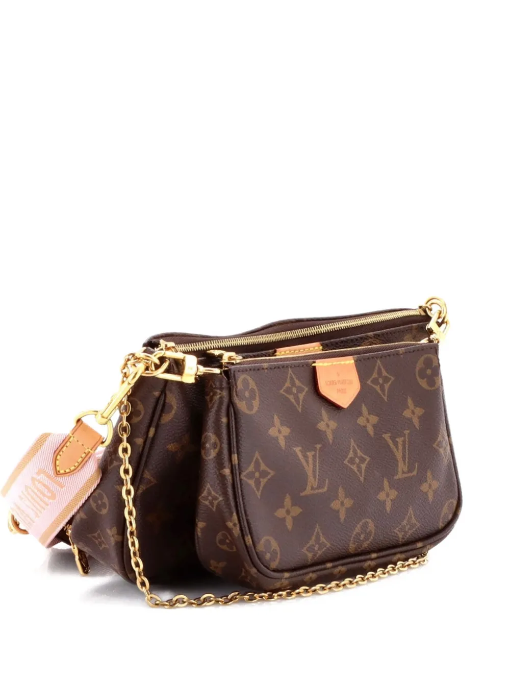 Louis Vuitton Pre-Owned Multi Pochette Accessoires Monogram Canvas crossbody bag - Marrone