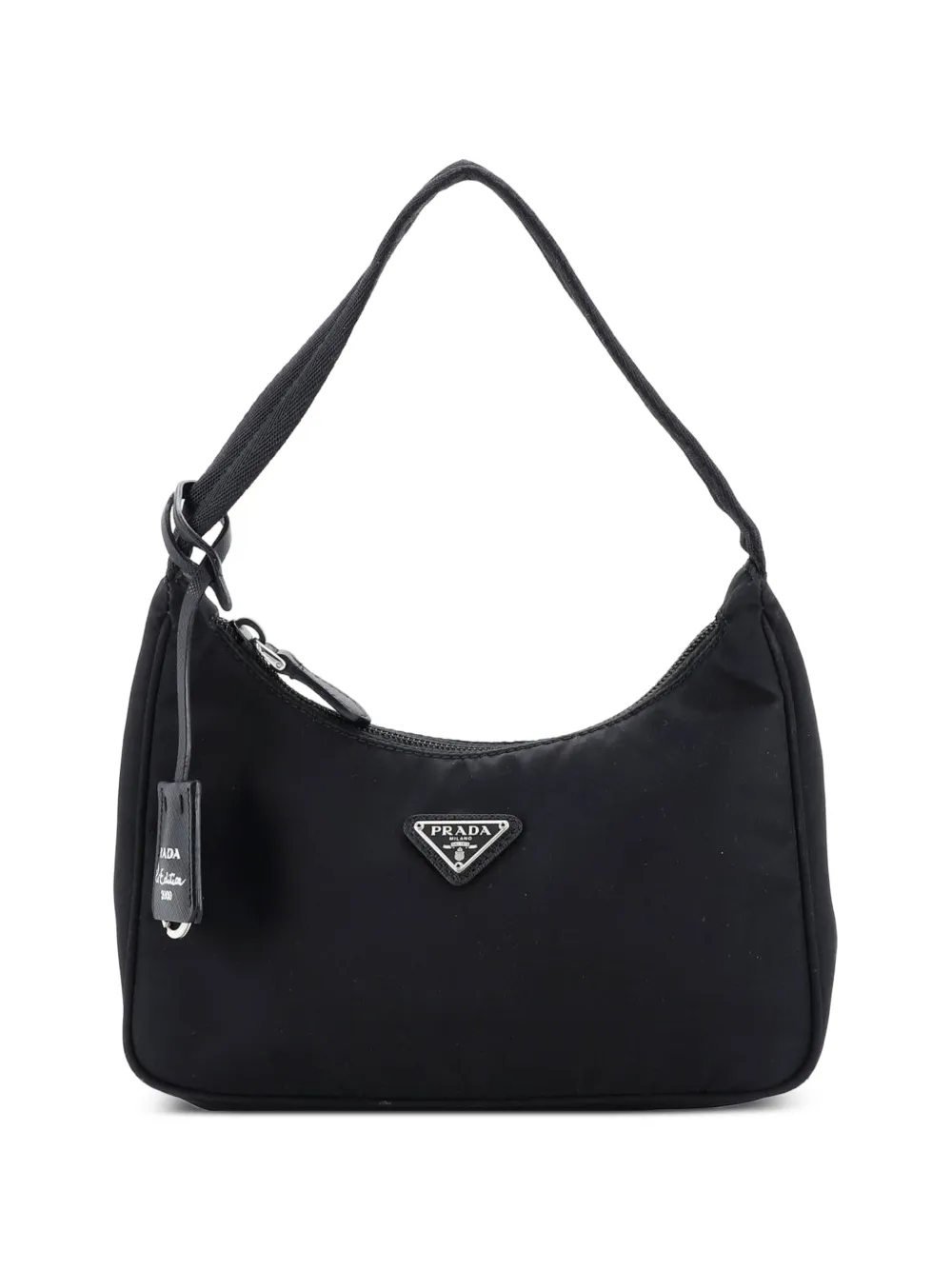 Prada Pre-Owned Re-Edition 2000 Tessuto Mini hobo bag - Nero