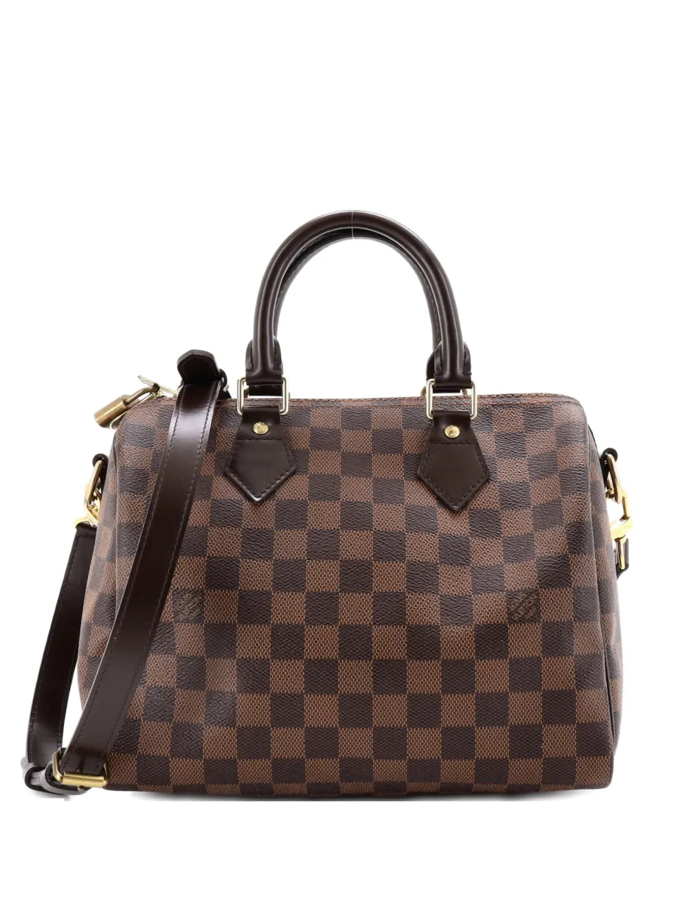 Louis Vuitton Pre-Owned Speedy Bandouliere Bag Damier 25 satchel - Marrone
