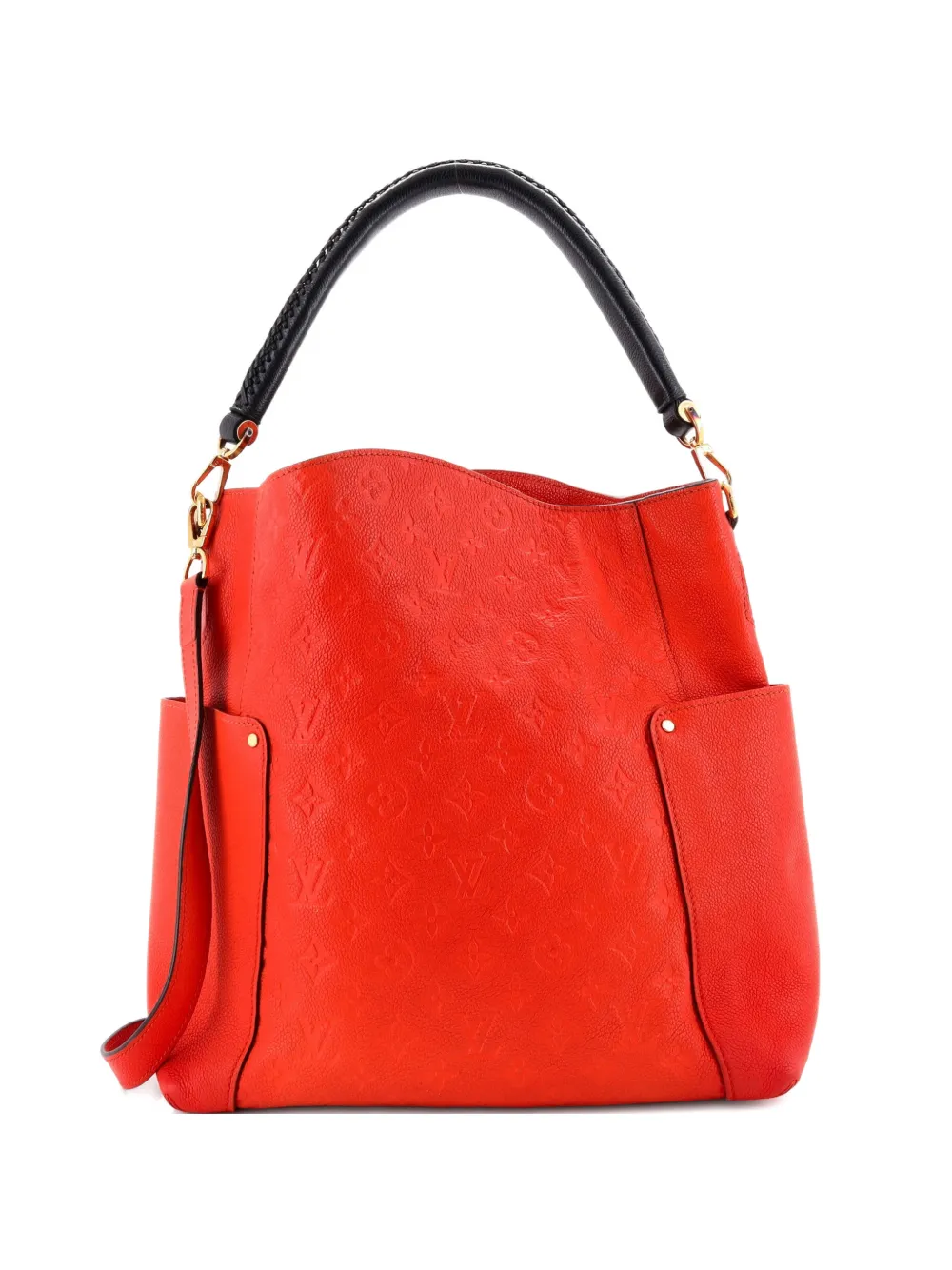 Louis Vuitton Pre-Owned Bagatelle Monogram Empreinte Leather hobo bag - Arancione