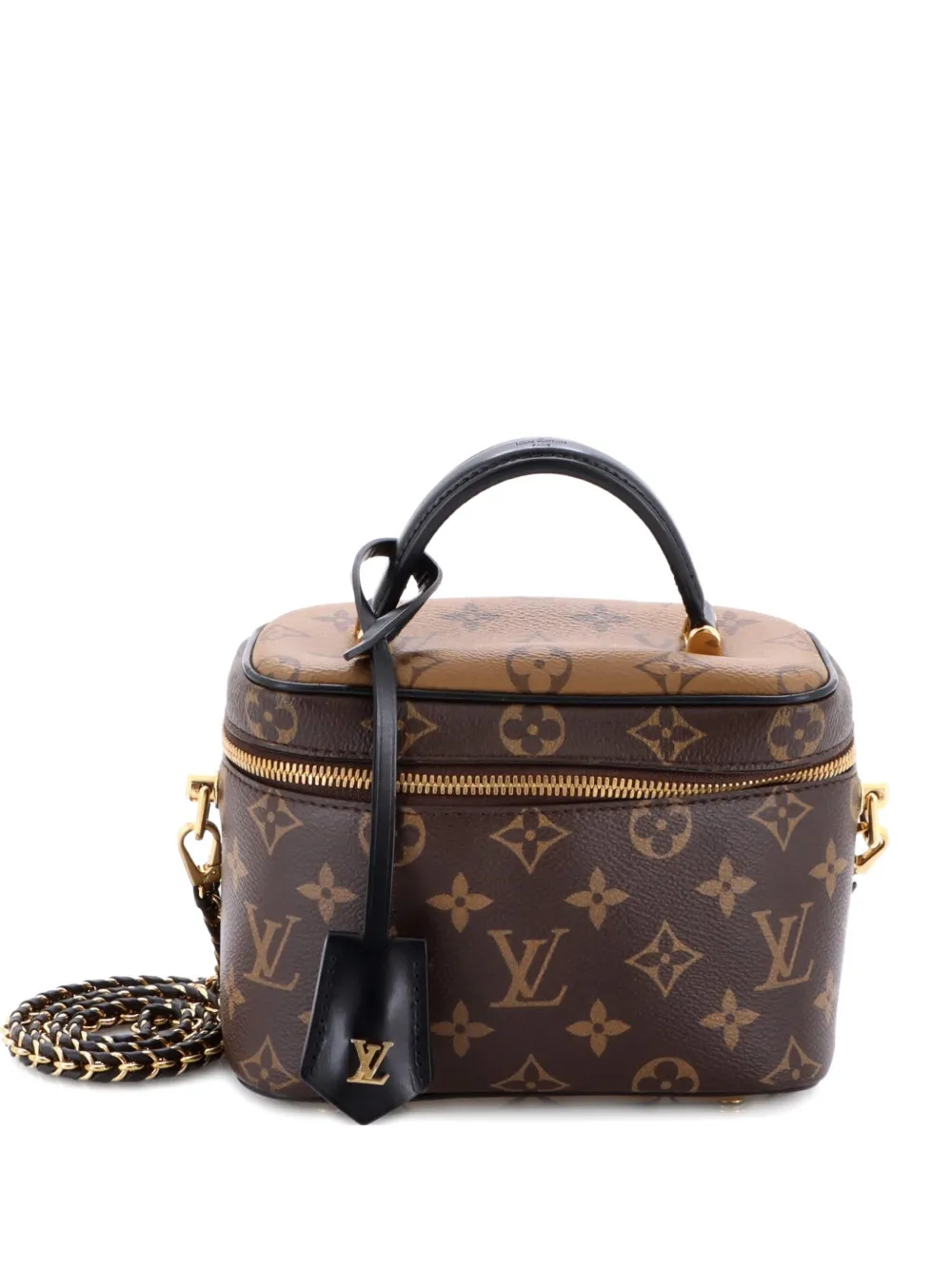 Louis Vuitton Pre-Owned Vanity Handbag Reverse Monogram Canvas PM satchel - Marrone