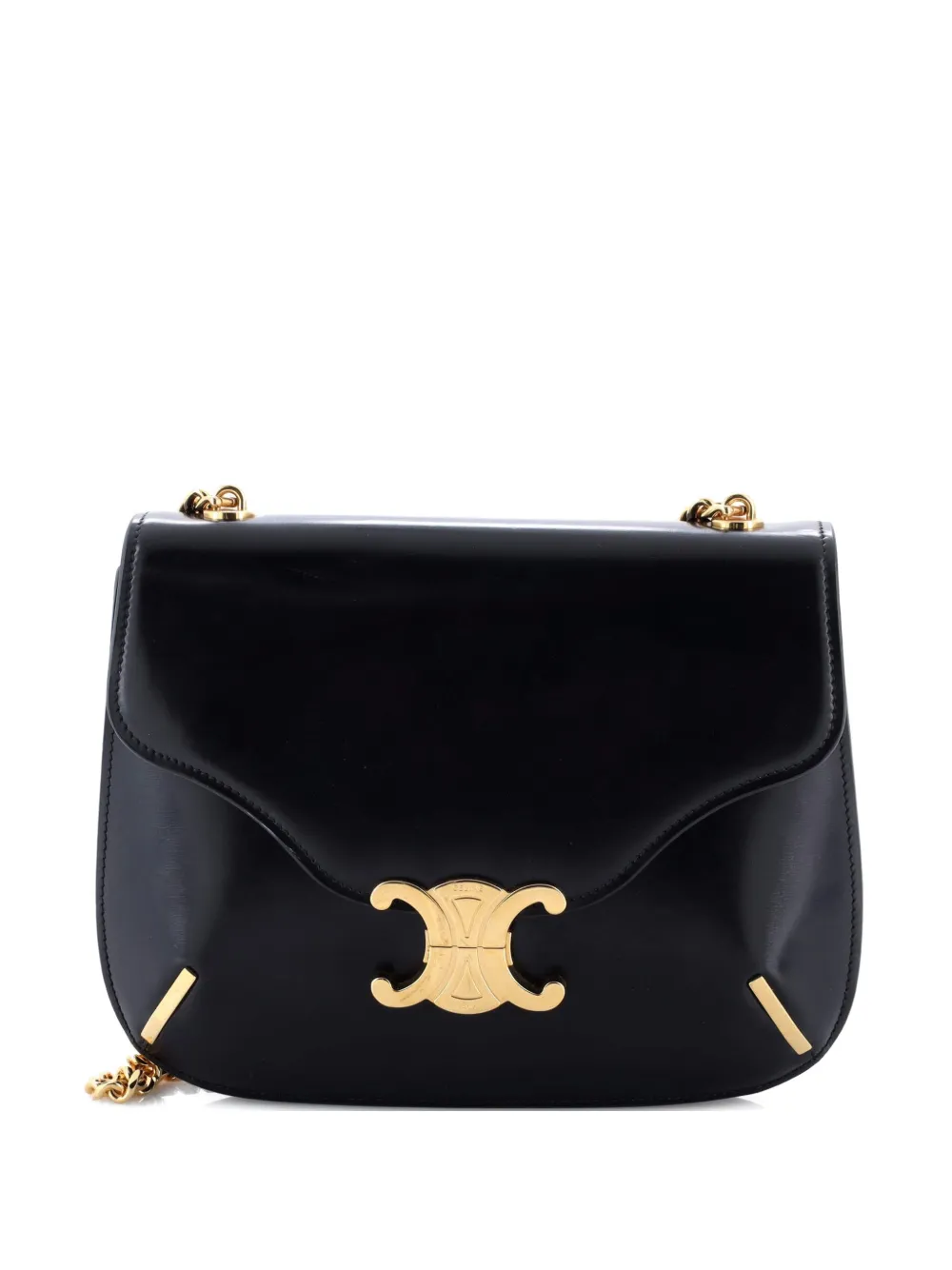 Celine Pre-Owned Besace Triomphe Smooth Calfskin Small shoulder bag - Nero