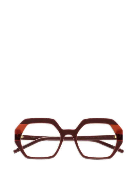 Kaleos Gladstone hexagonal-frame glasses