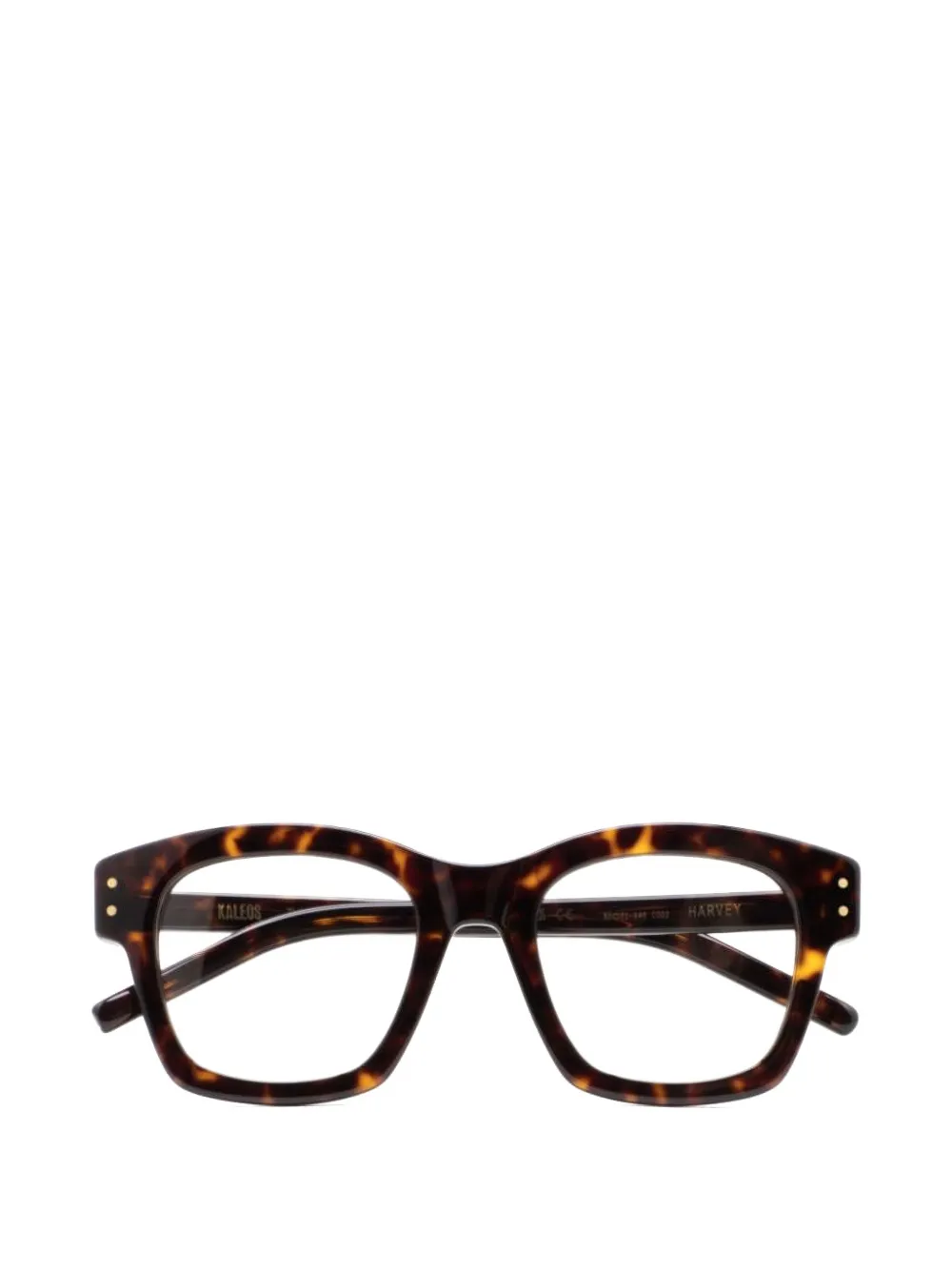 Kaleos Harvey 2 square-frame glasses - Marrone