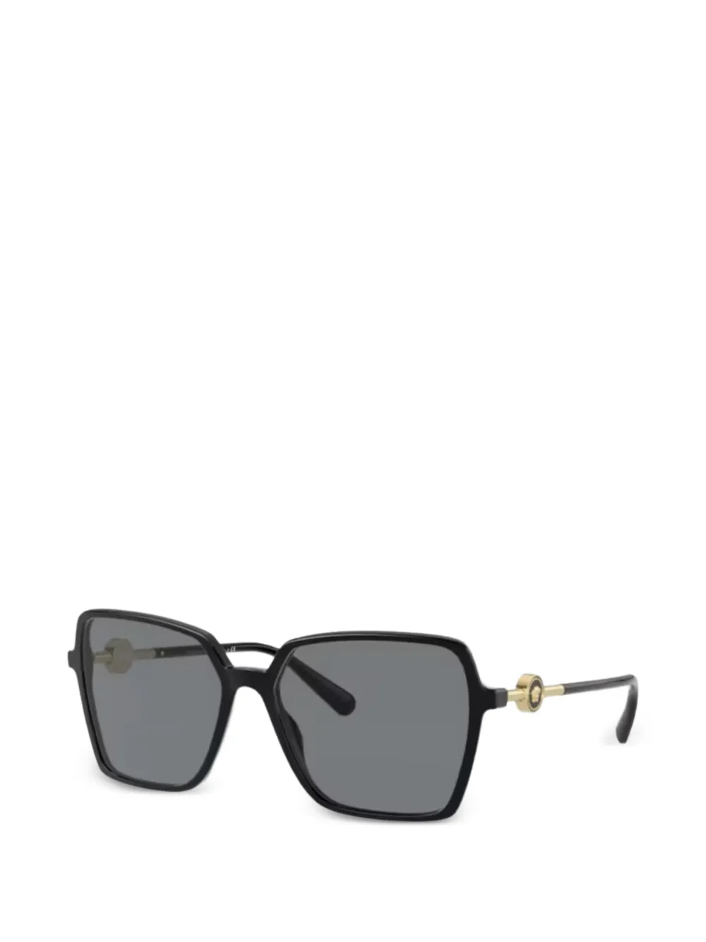 Versace Eyewear geometric-frame sunglasses - Nero
