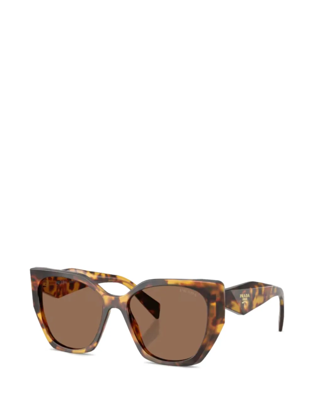 Prada Eyewear logo-detail sunglasses - Marrone