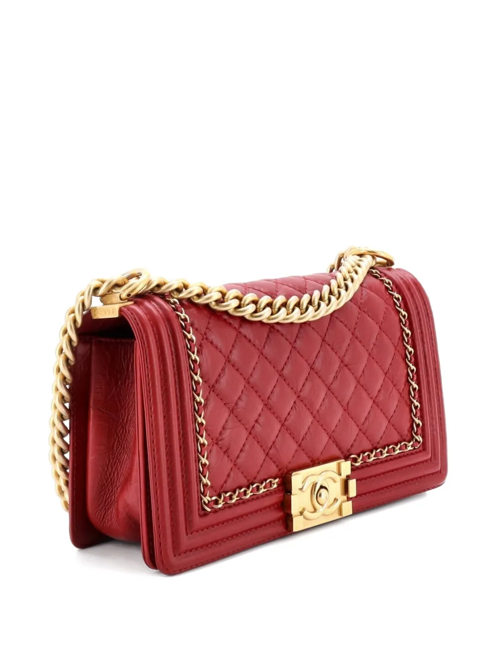 Jacket Boy Flap Bag Quilted Aged Calfskin Old Medium Crossbody Bag