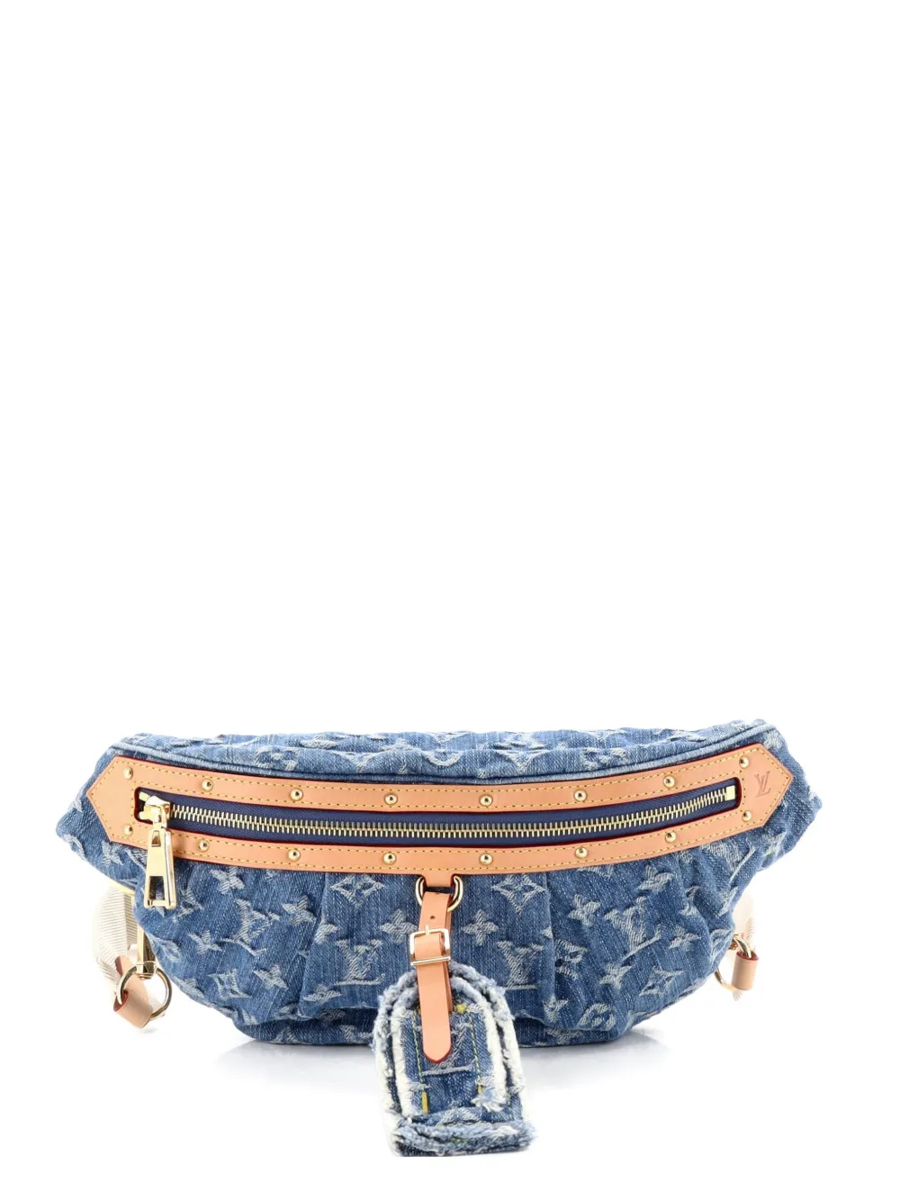 Louis Vuitton Pre-Owned High Rise Bum Bag Monogram Denim belt bag - Blu