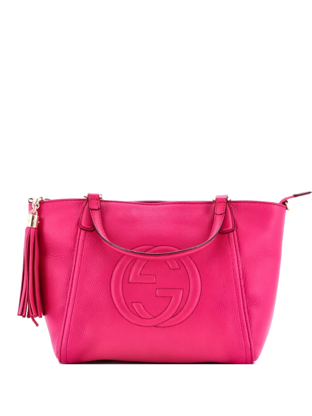 Gucci Pre-Owned Soho Convertible Top Handle Bag Leather Small satchel - Rosa