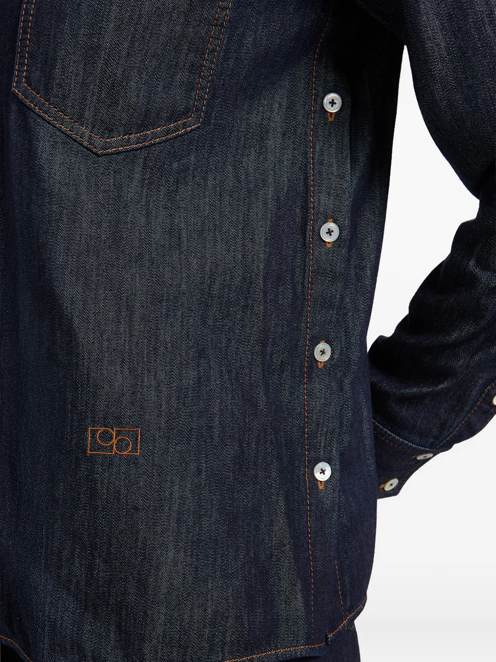 Ports 1961 Denim blouse Blauw