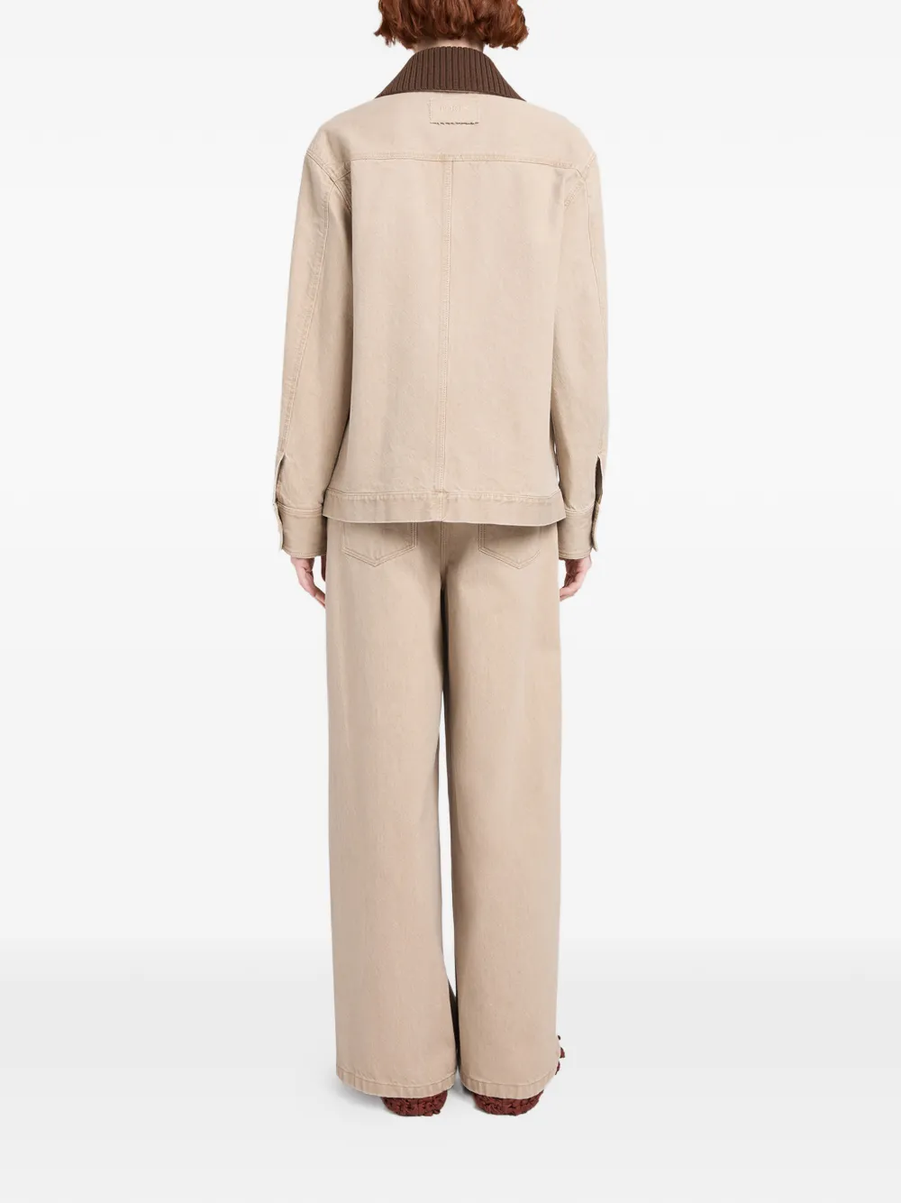 Ports 1961 Contrasting-collar Jacket - Neutrals 