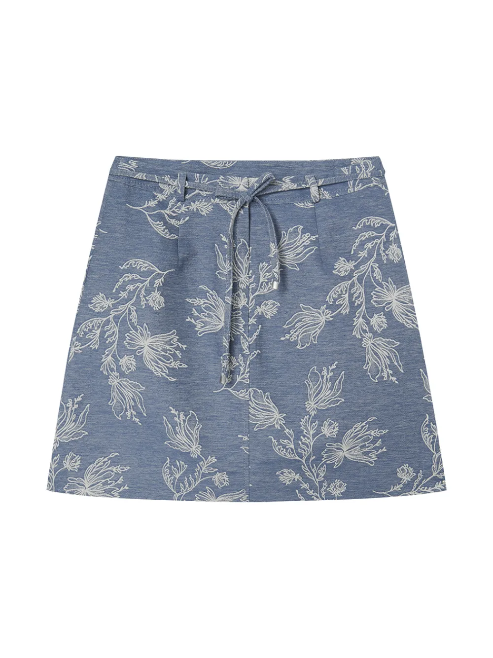 Ports 1961 floral A-line mini skirt - Blu