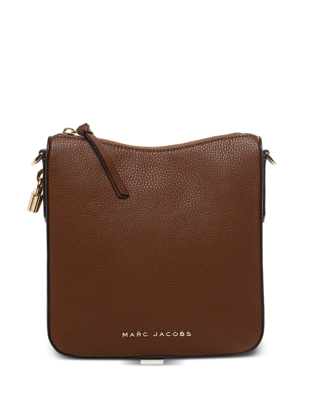 Marc Jacobs padlock leather shoulder bag - Marrone