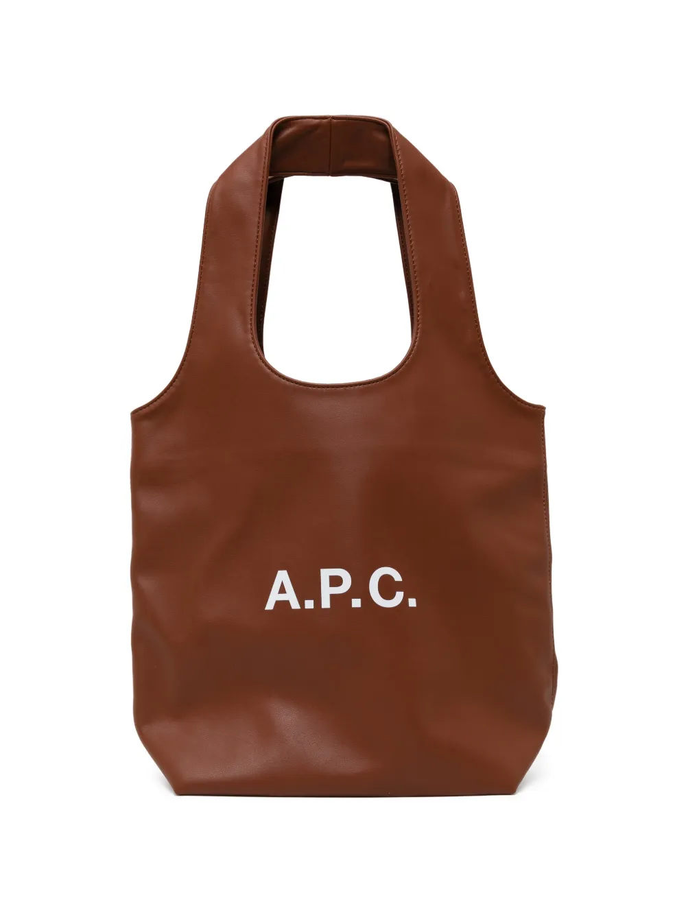A.P.C. Borsa tote Ninon piccola - Marrone