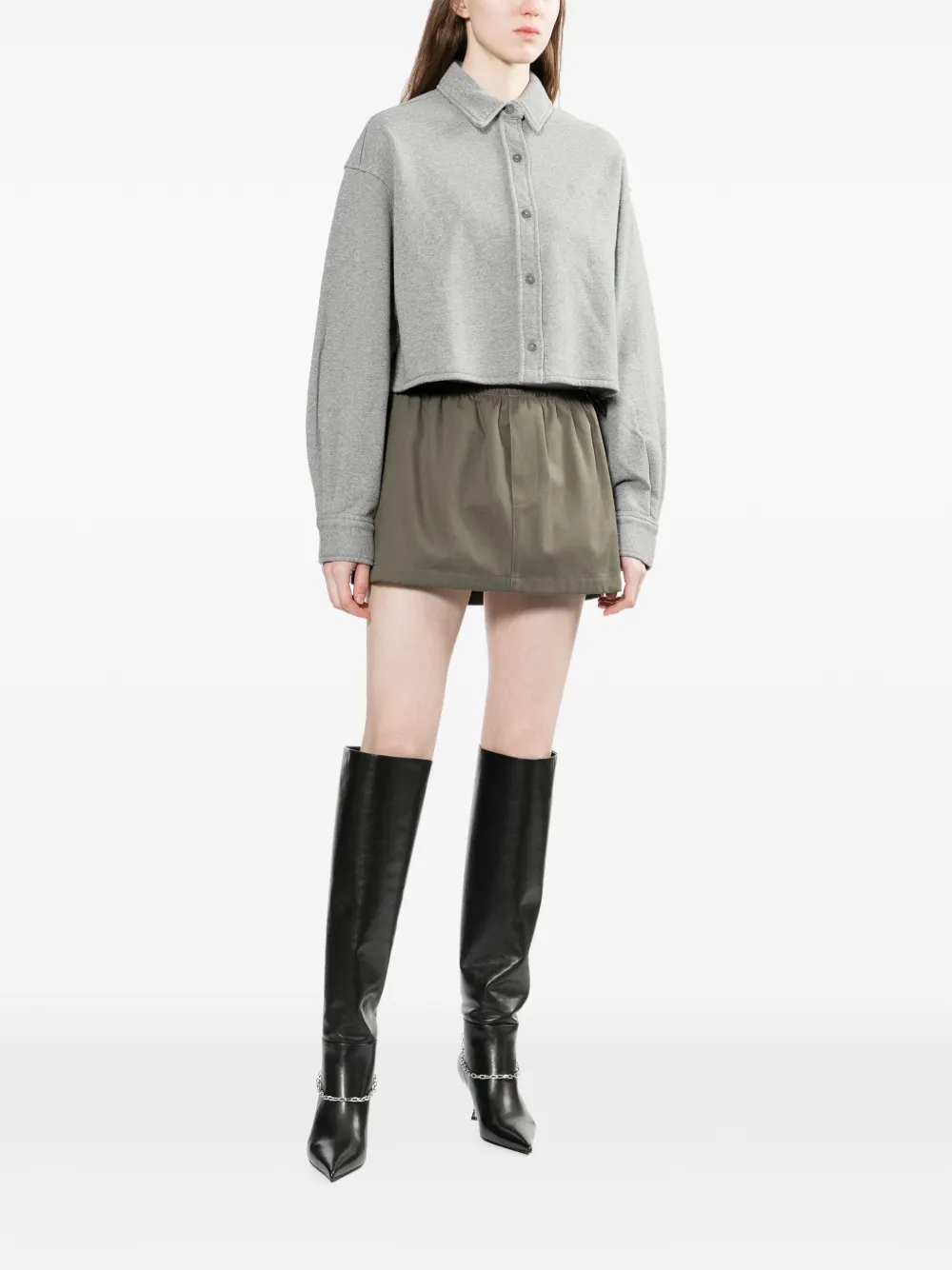 Alexander Wang 65 mm Akila laarzen Zwart