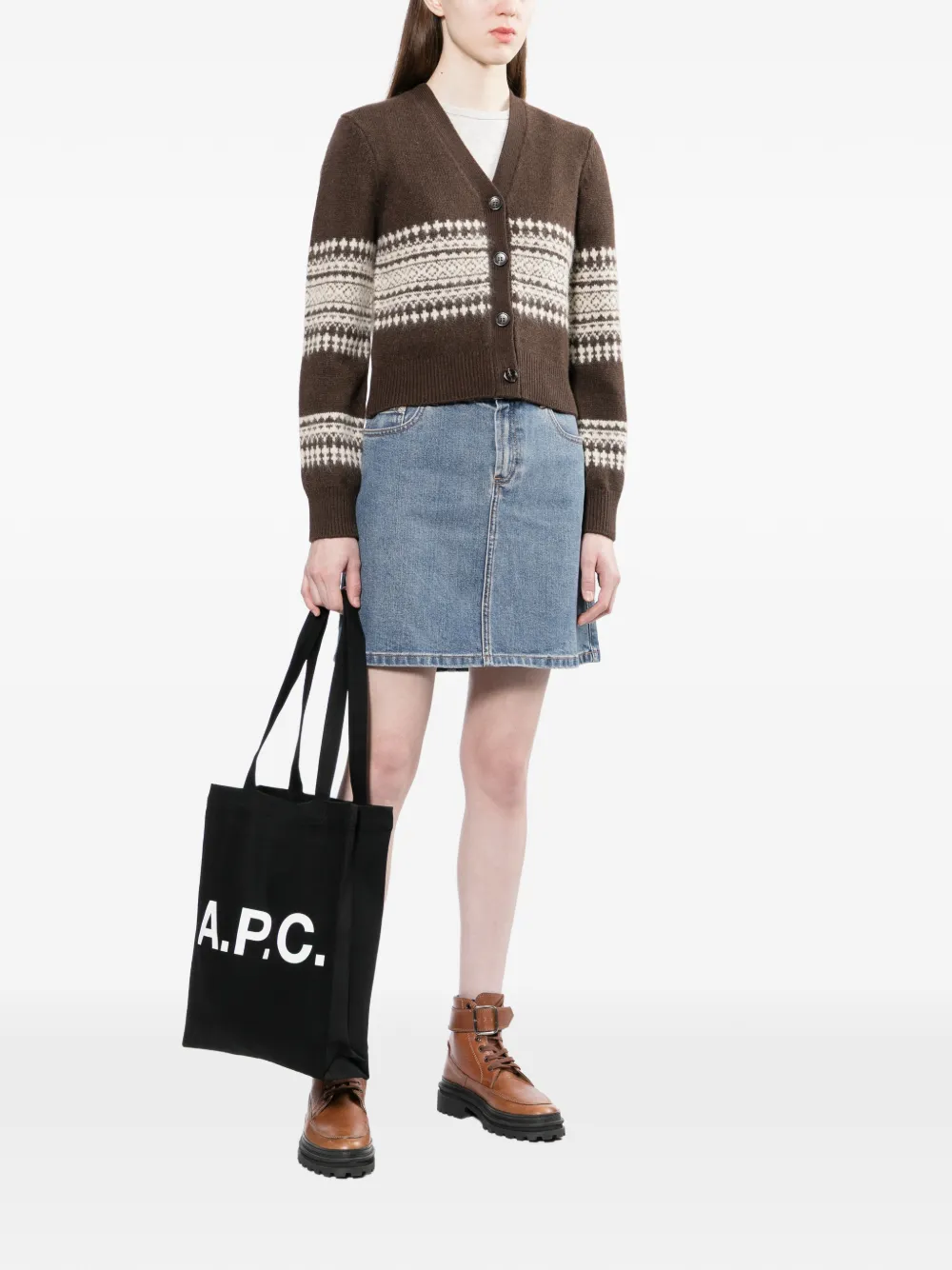 Text Shoulder Bag