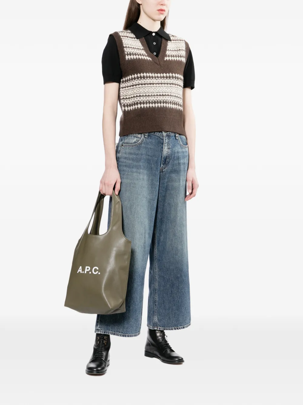  A.p.c. Ninon Tote Bag - Green 
