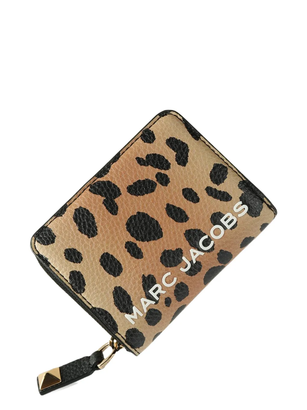 Marc Jacobs Leopard-print Zip-fastening Wallet In Neutral
