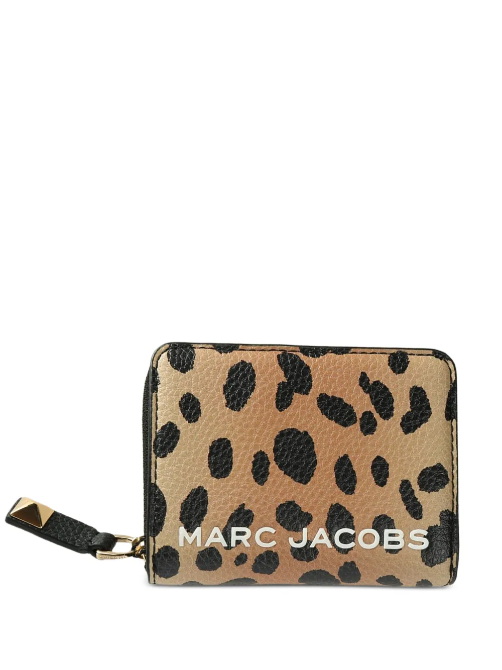 Marc Jacobs leopard-print zip-fastening wallet - Toni neutri