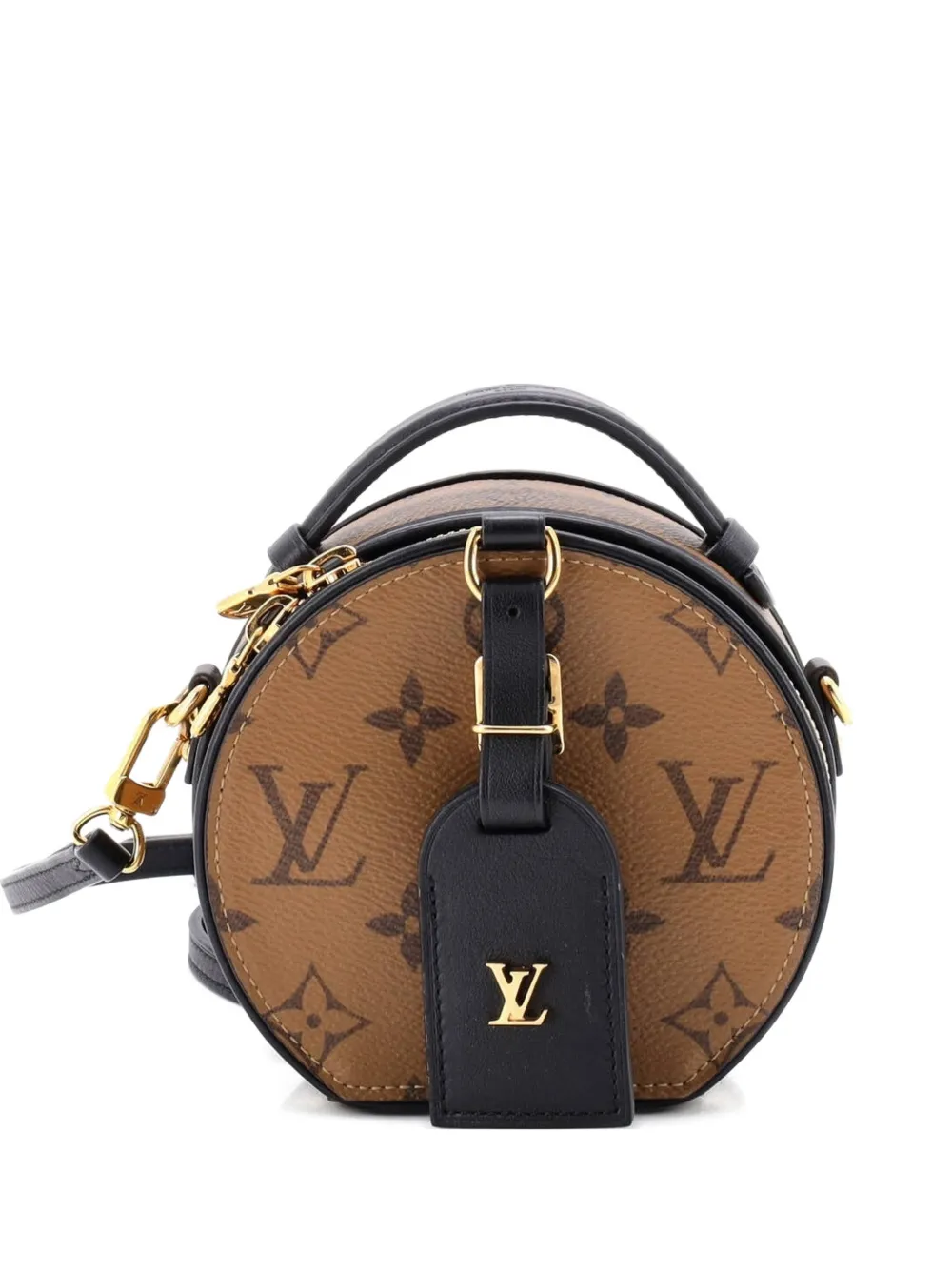Louis Vuitton Pre-Owned Mini Boite Chapeau Bag Reverse Monogram Canvas crossbody bag - Marrone