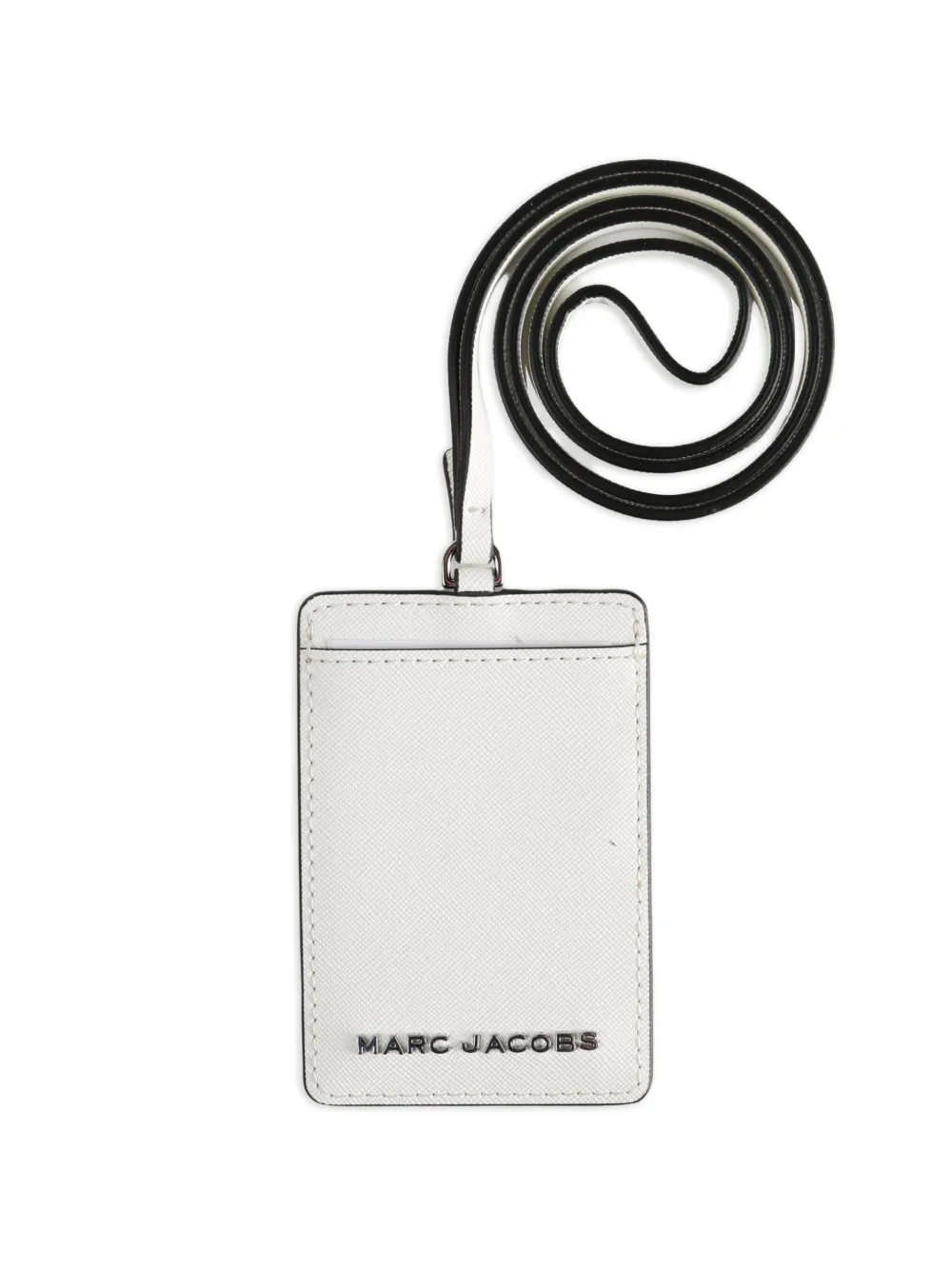 Marc Jacobs logo-lettering cardholder - Bianco