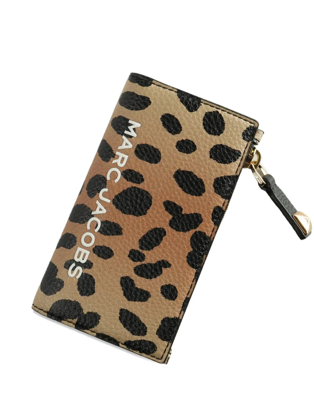 Marc Jacobs Leopard-print Zip-fastening Wallet In Neutral