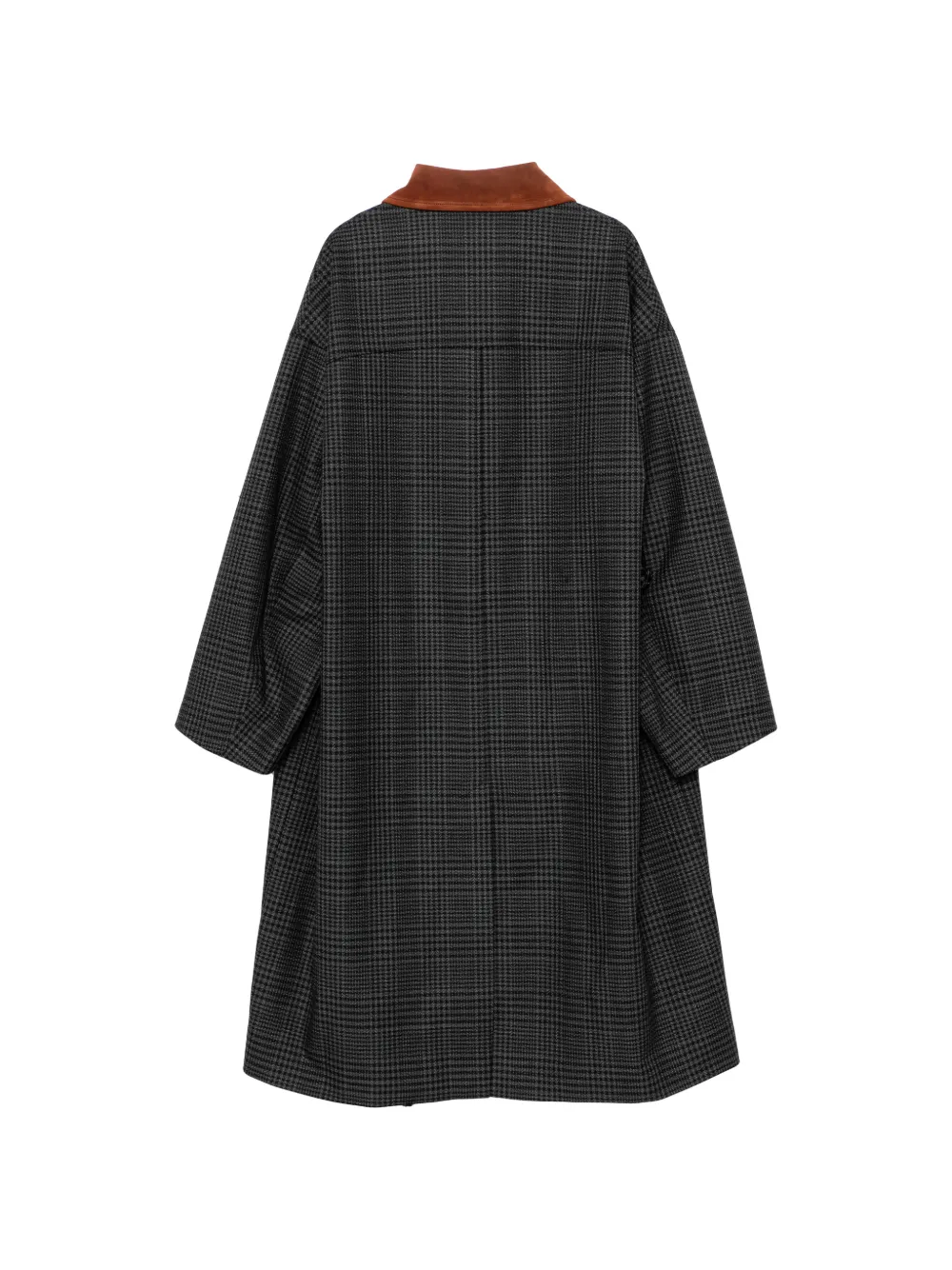  Róhe Plaid Coat - Grey 