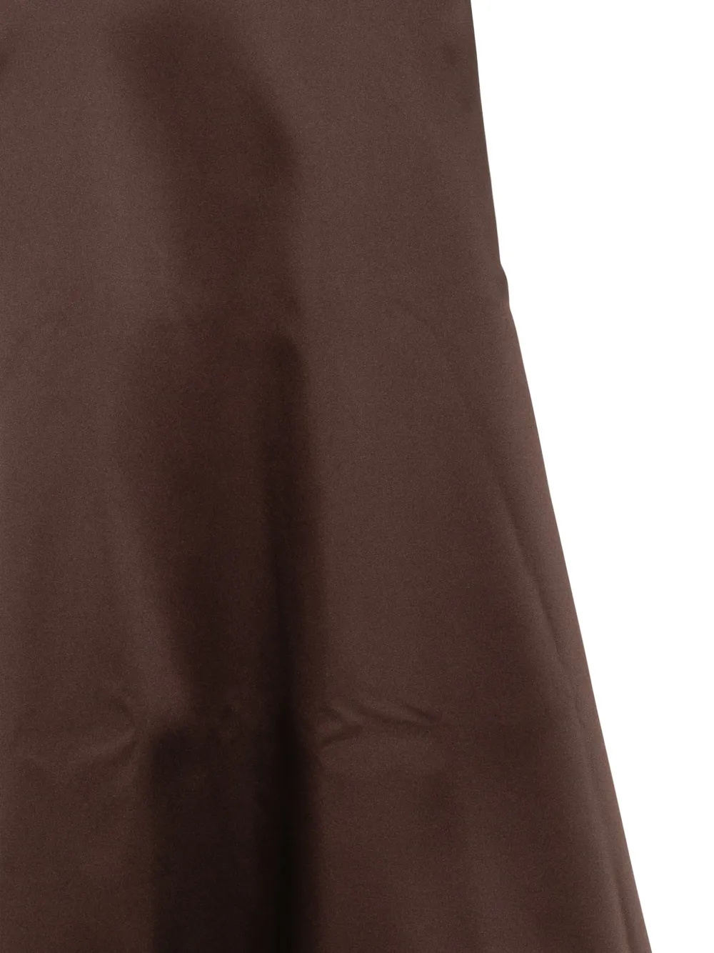  Róhe Satin Midi Skirt - Brown 