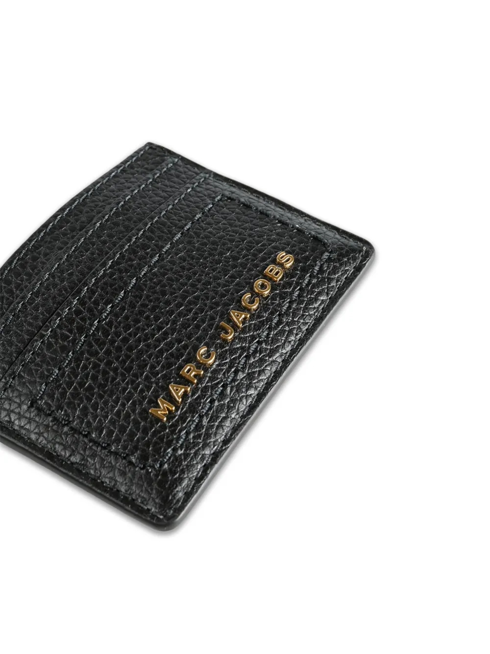 Marc Jacobs Tarjetero Con Letras Del Logo - Negro 