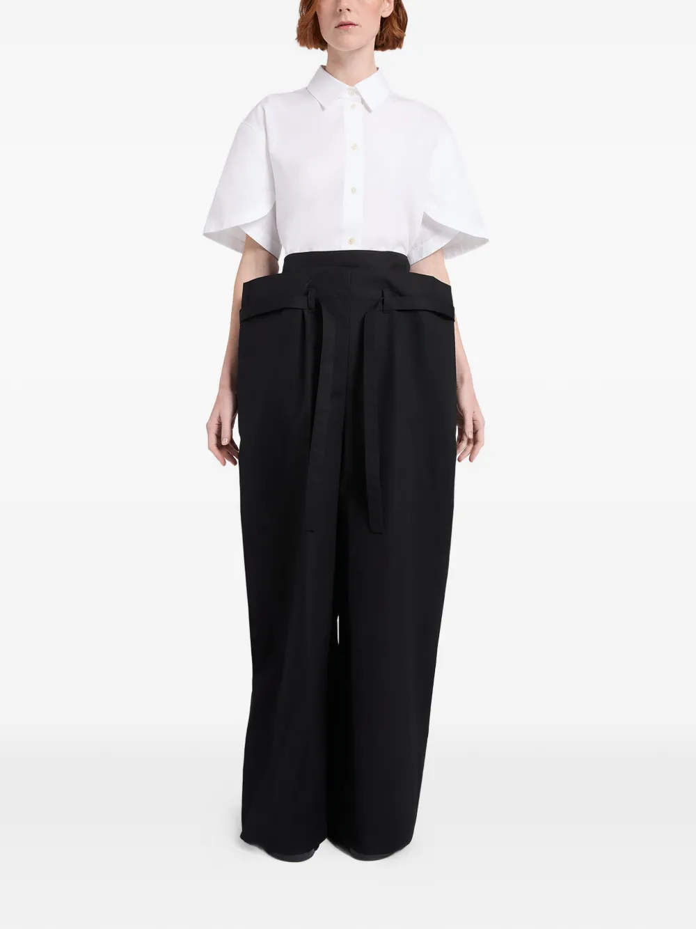 Ports 1961 blouse met korte mouwen Wit