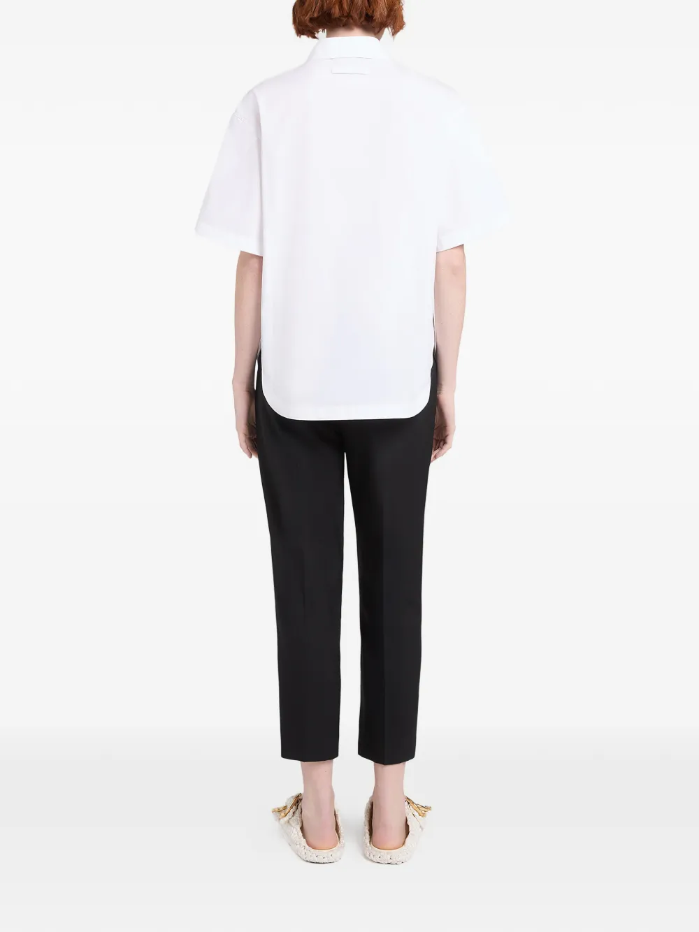 Ports 1961 blouse met korte mouwen Wit