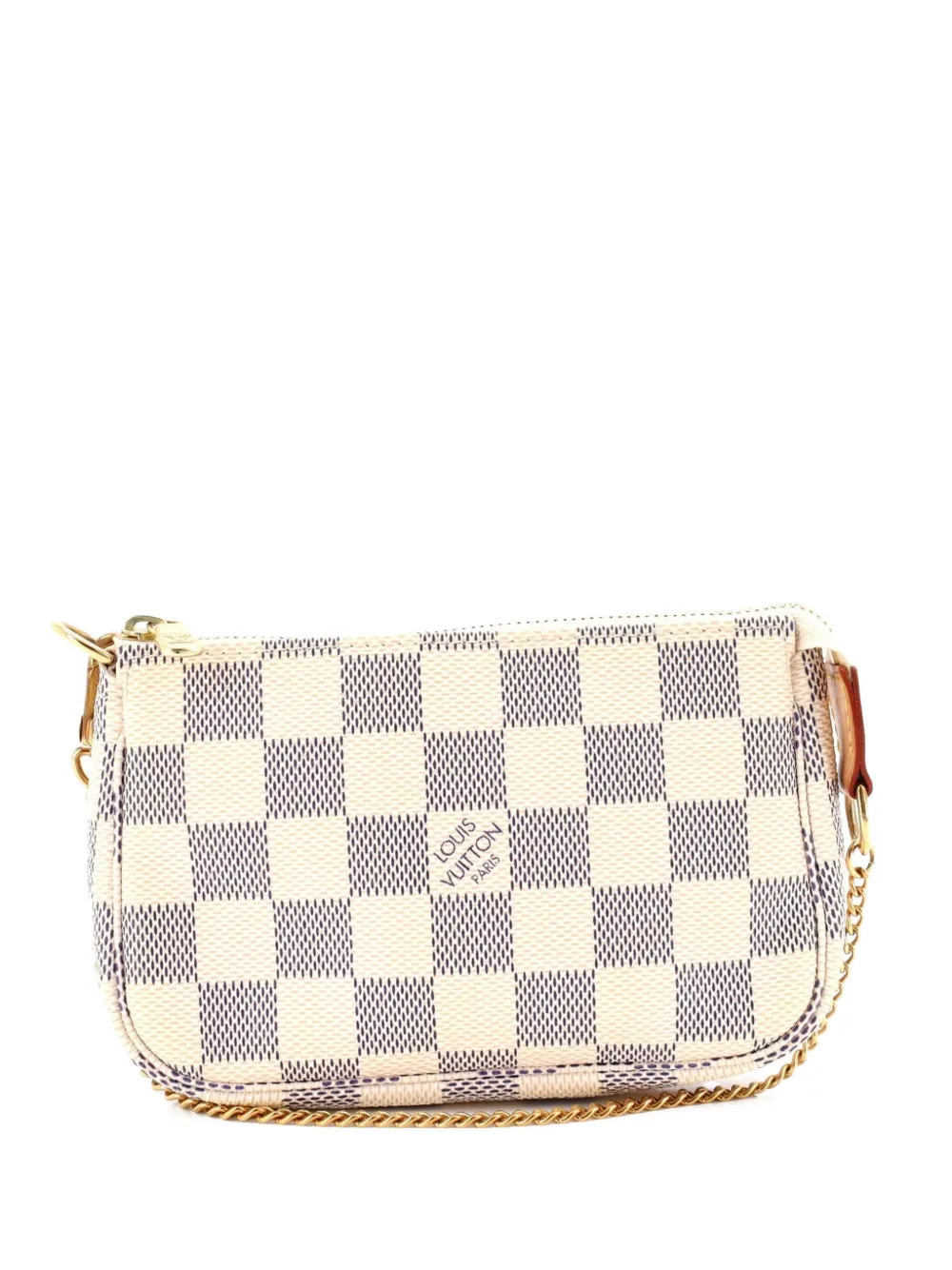 Louis Vuitton Pre-Owned Pochette Accessoires Damier Mini clutch bag - Bianco
