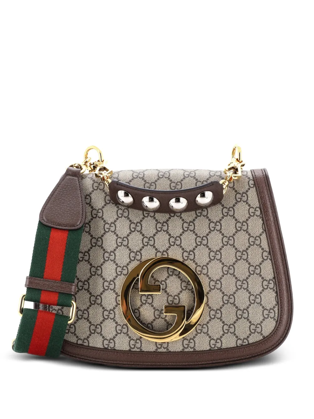Gucci Pre-Owned Blondie NM Top Handle Bag GG Coated Canvas Medium satchel - Marrone