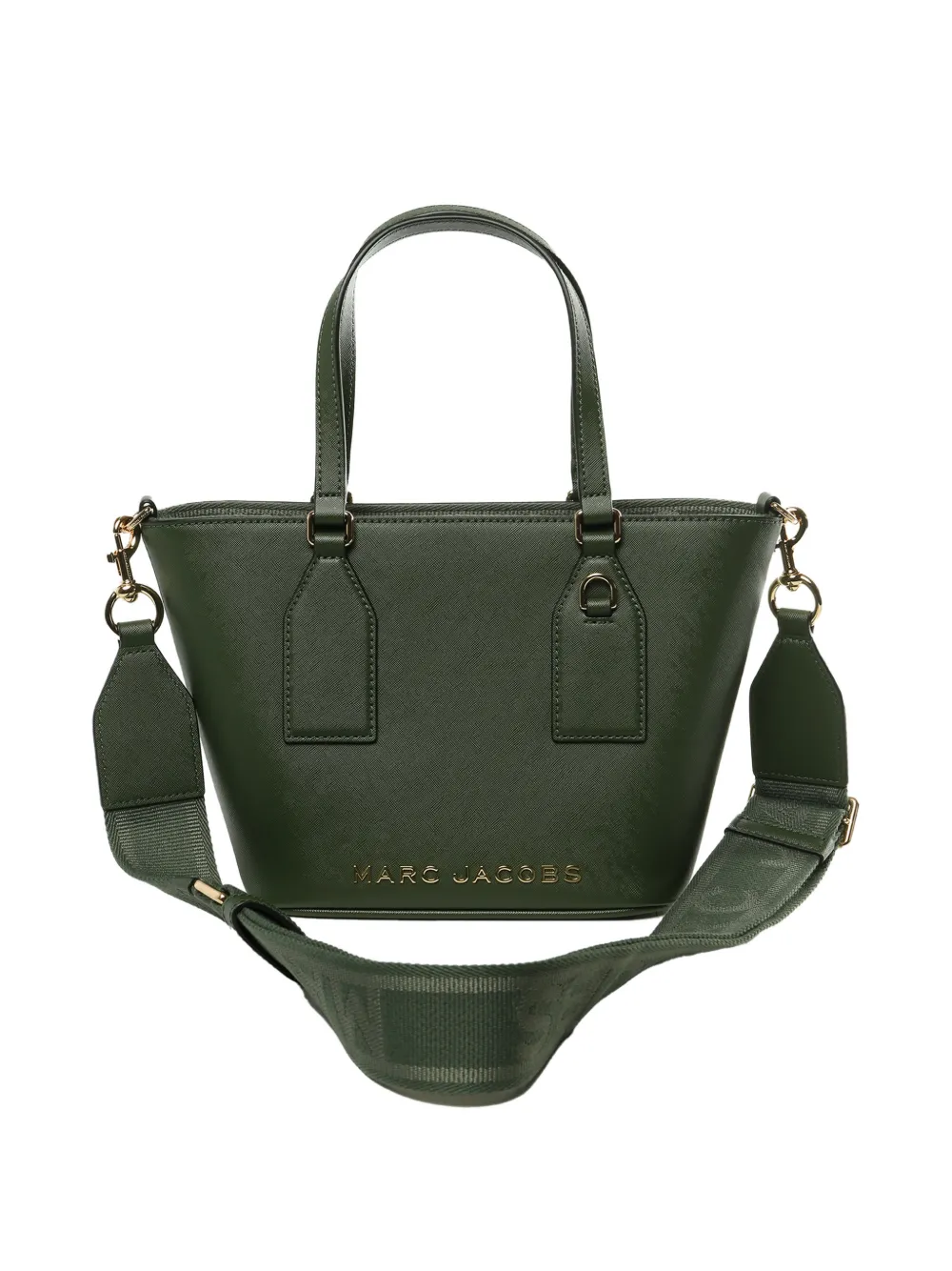 Marc Jacobs logo-plaque tote bag - Verde