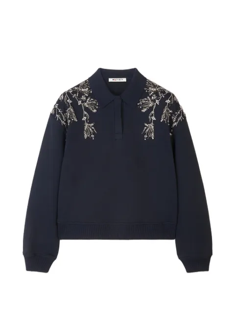 Ports 1961 embellished polo top
