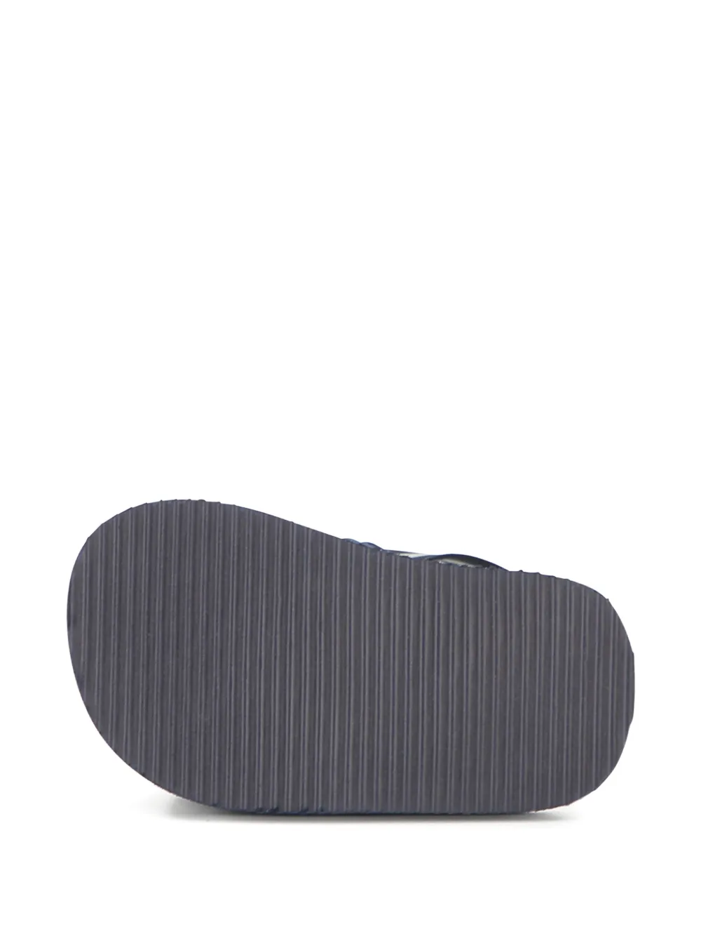 BOSS Kidswear Aqua sandalen met gestreept detail Blauw