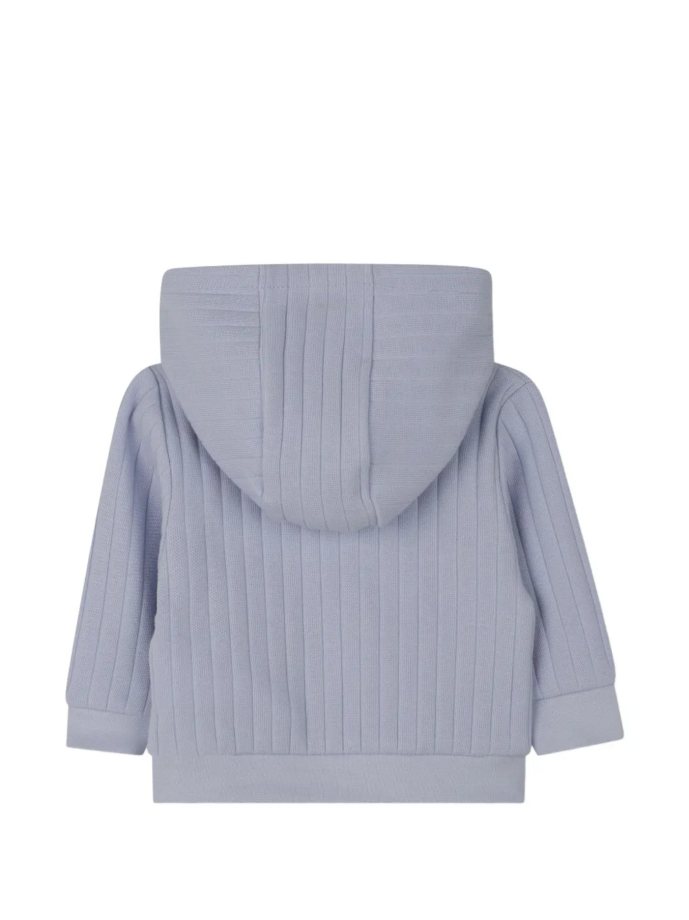 BOSS Kidswear Geribbelde set met capuchon Blauw