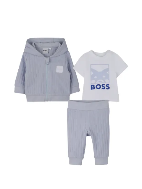 BOSS Kidswear hooded ribbed set