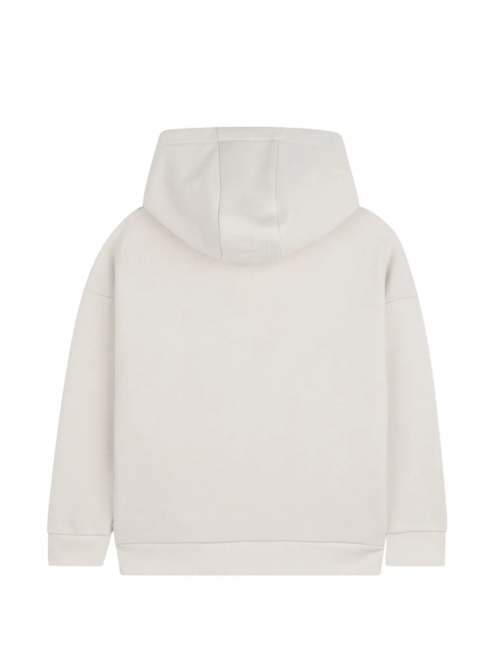BOSS Kidswear Hoodie met logoprint Beige