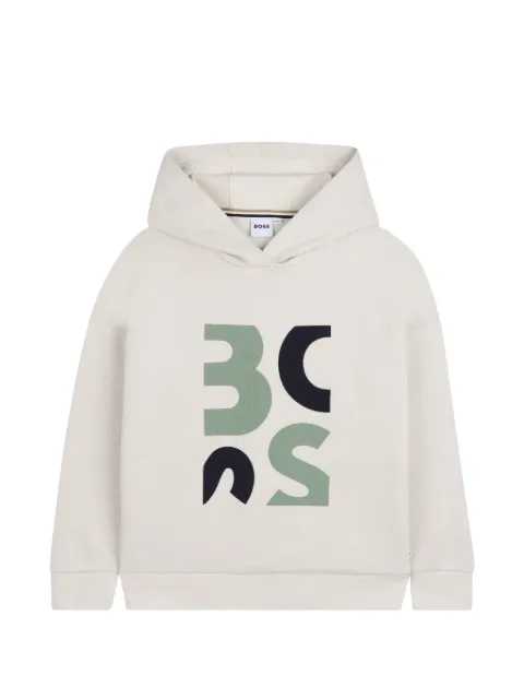 BOSS Kidswear hoodie con logo estampado
