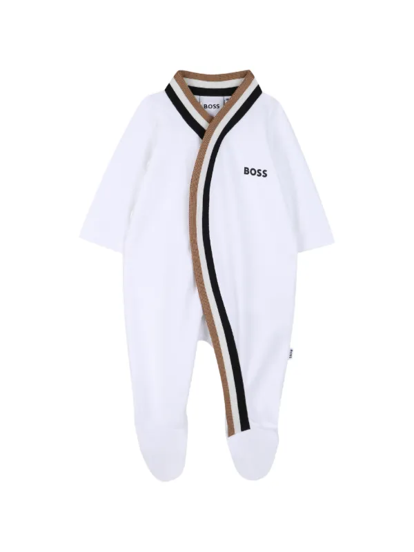 BOSS Kidswear ストライプ ベビーウェア セット | ホワイト | FARFETCH JP