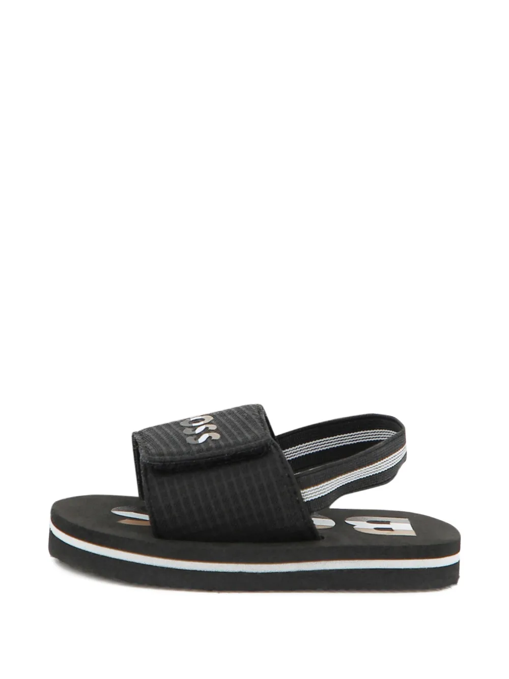 BOSS Kidswear Aqua slide sandals Zwart