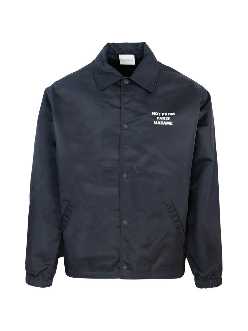 Drôle De Monsieur printed jacket - Nero