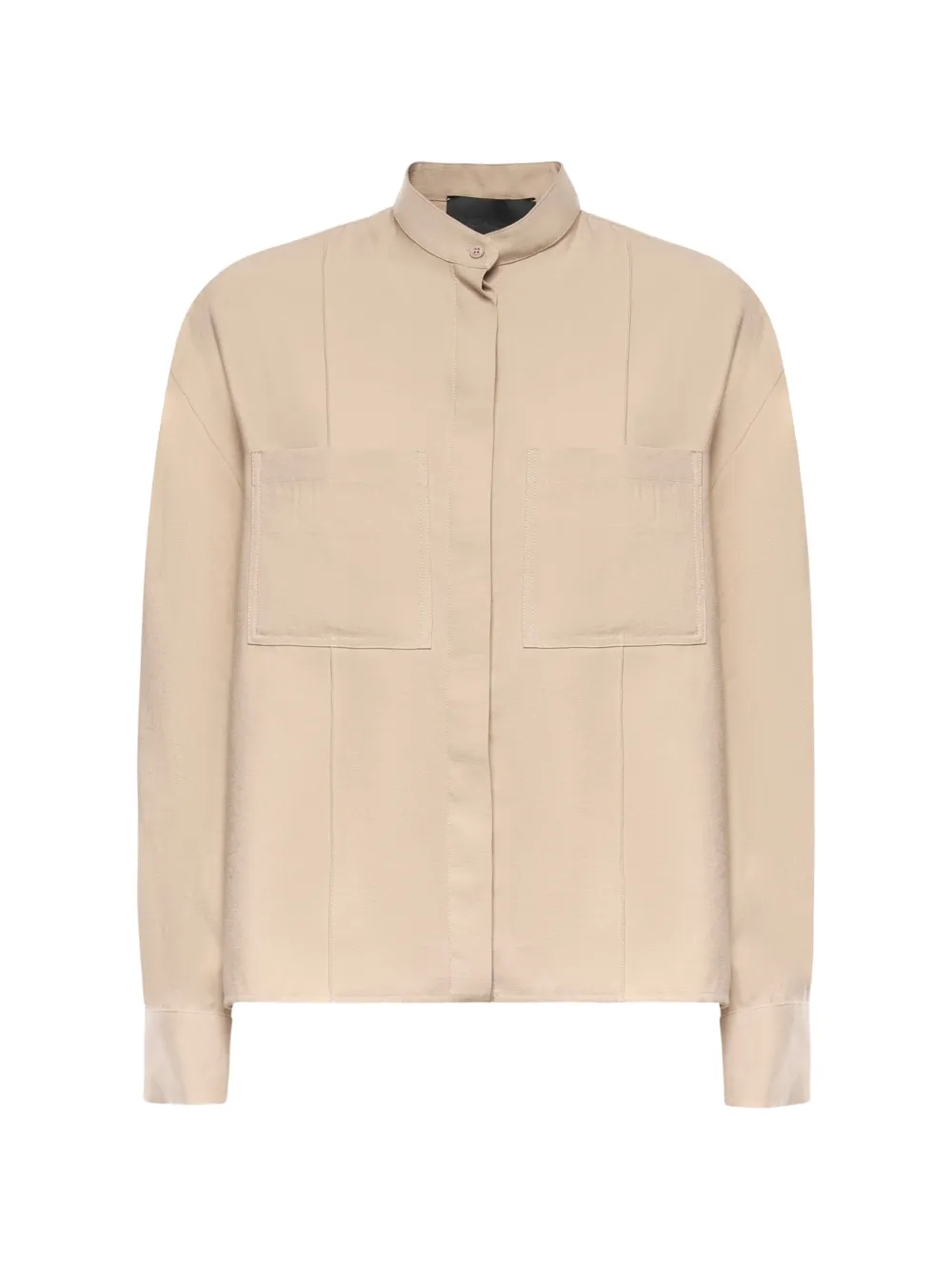 DONDUP chest-pocket shirt - Toni neutri