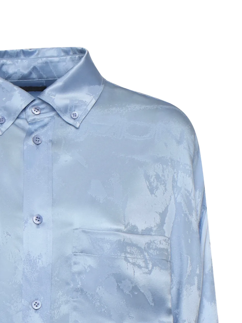 Balenciaga Zijden blouse Blauw