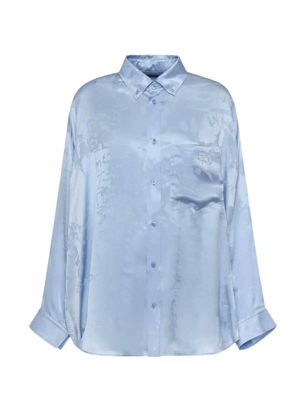 Balenciaga silk shirt - Blau