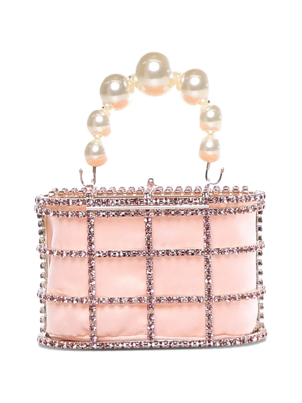  Rosantica Holli Pearl-handle Tote Bag - Pink 